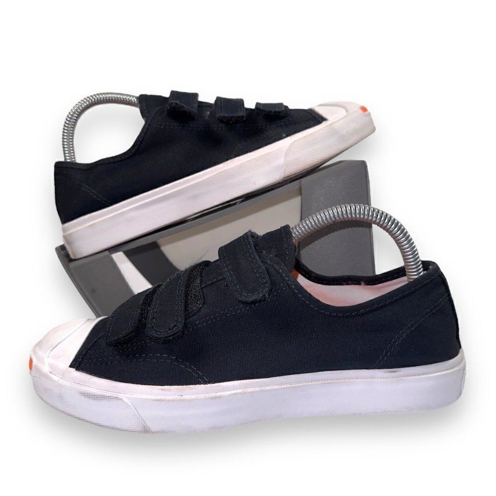 Converse Jack‎ Purcell Low Easy-On 'Black Total Orange' 168136C Women's 7.5